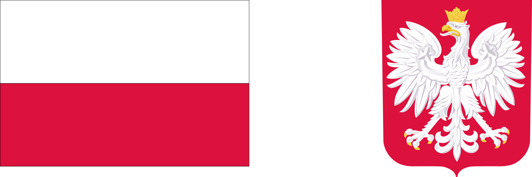 Flaga i godło Polskie