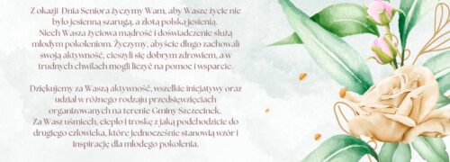 Życzenia z okazji Dnia Seniora